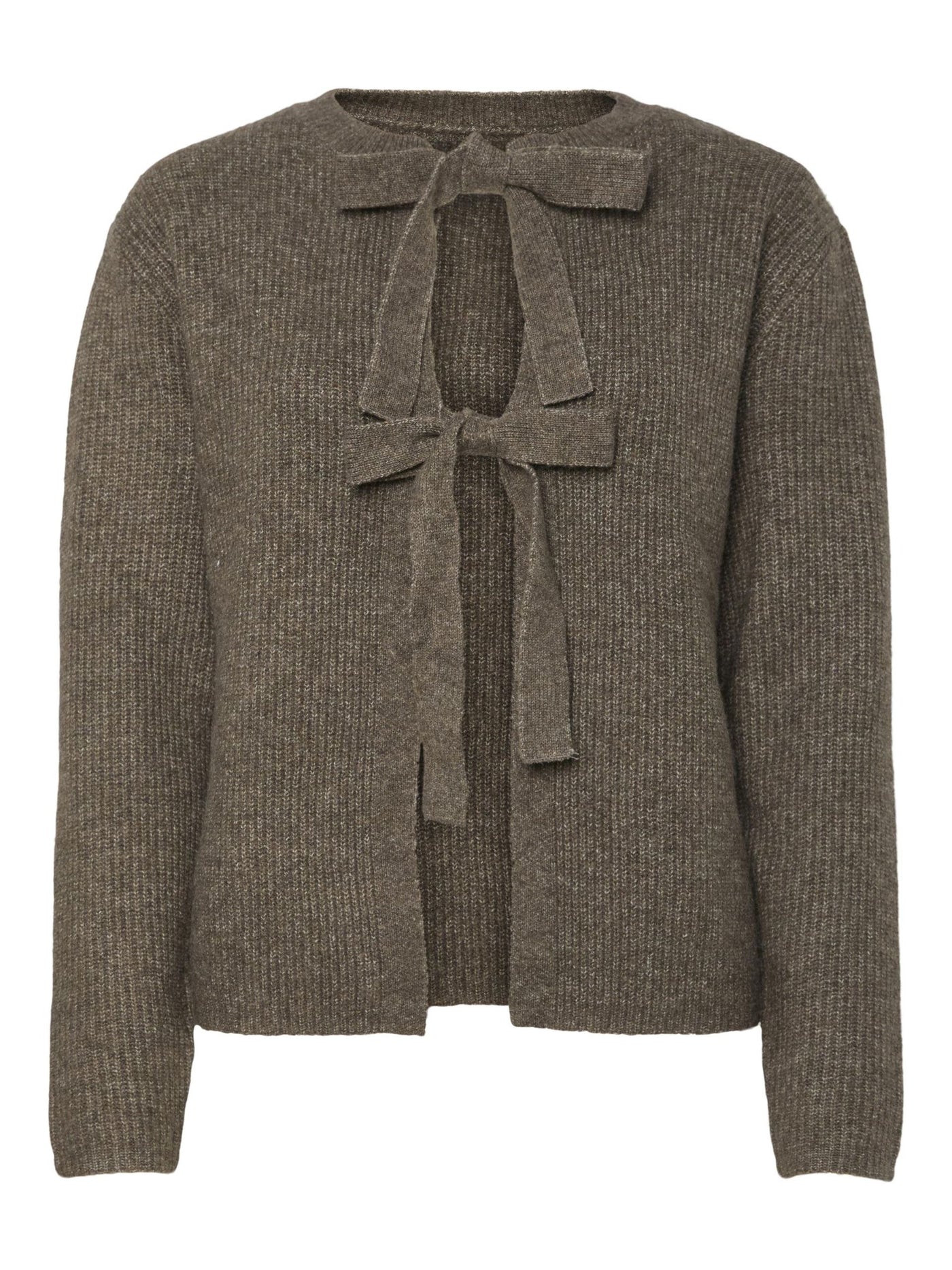 PcSilly LS Tie Knit Morel