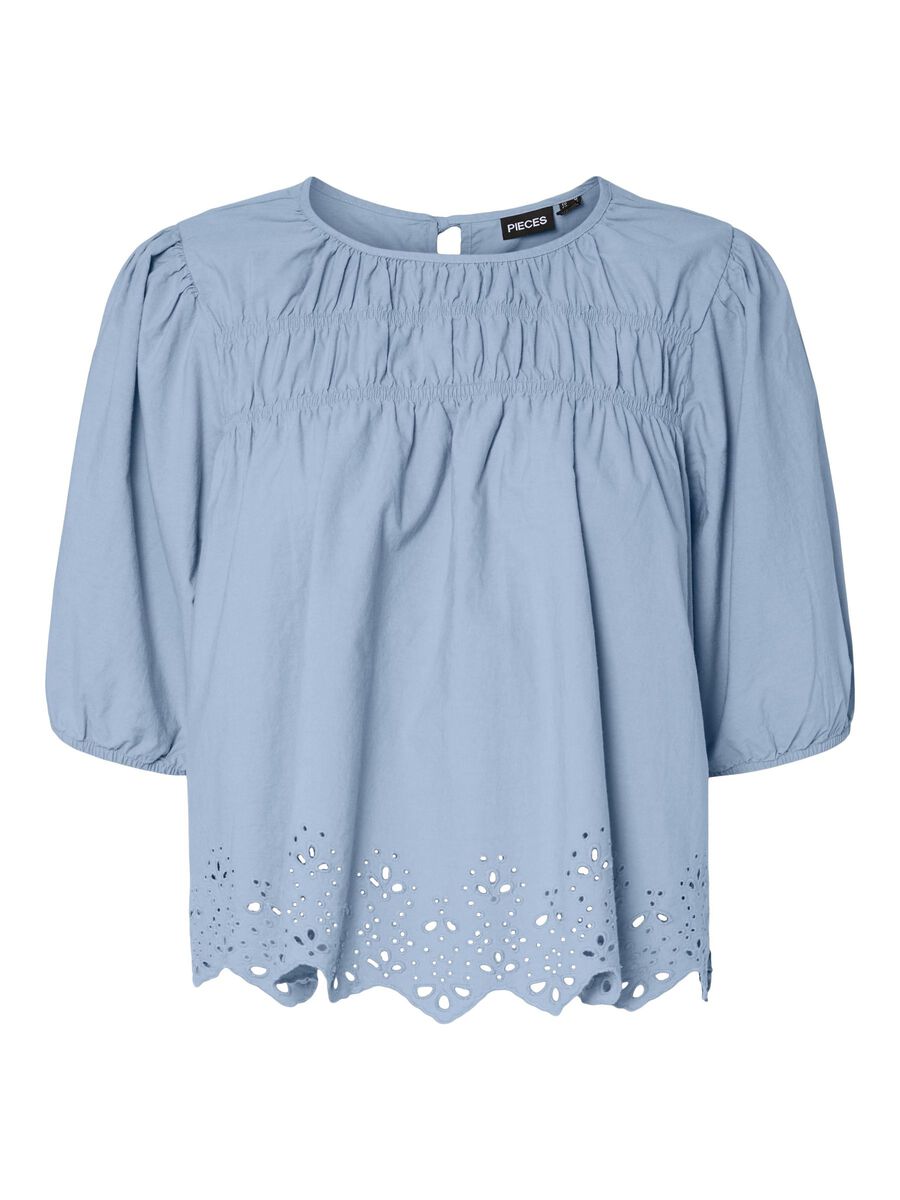 PcSalmina Top Cashmere Blue