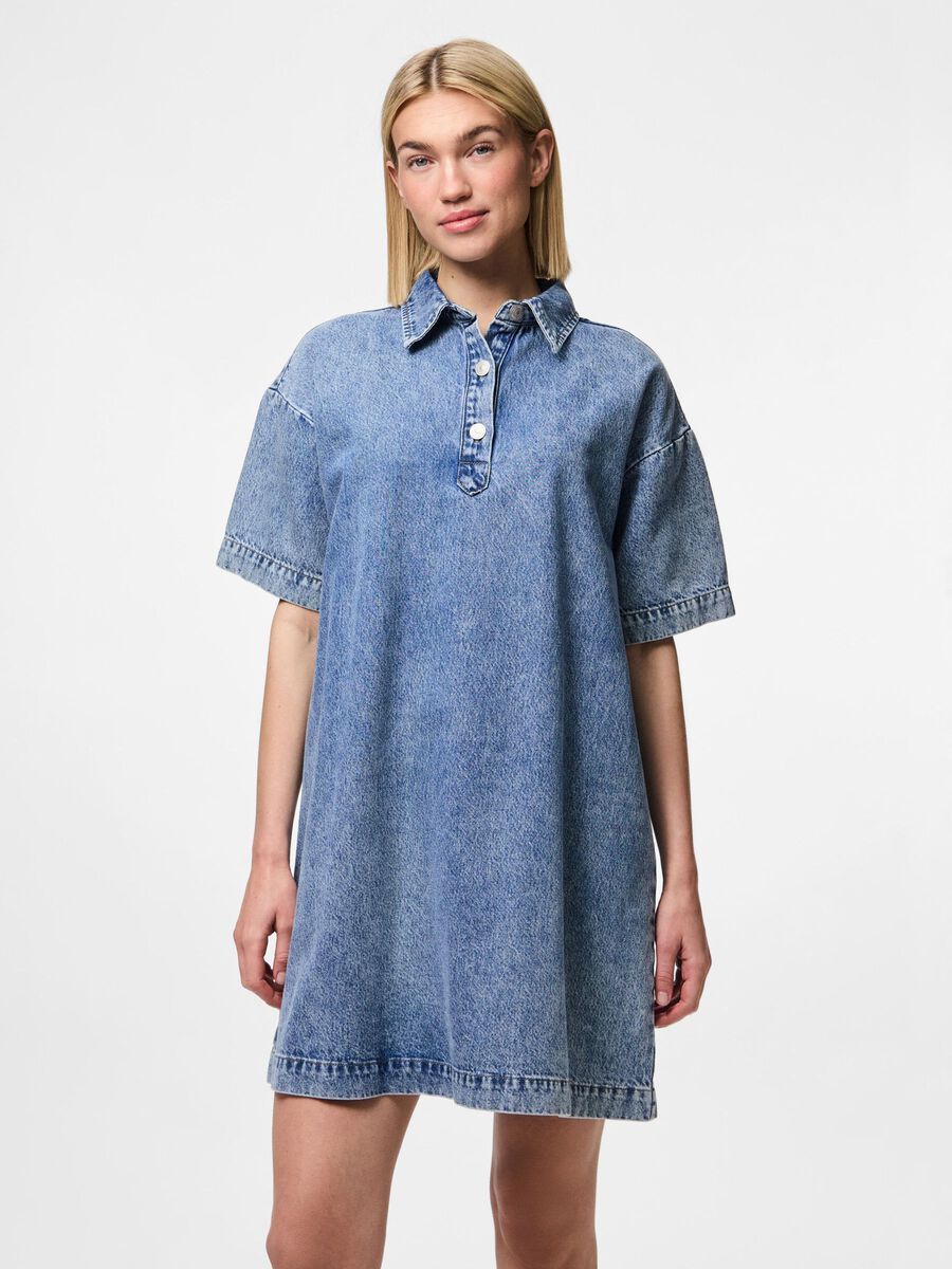 PcKenya Denim Dress Medium Blue