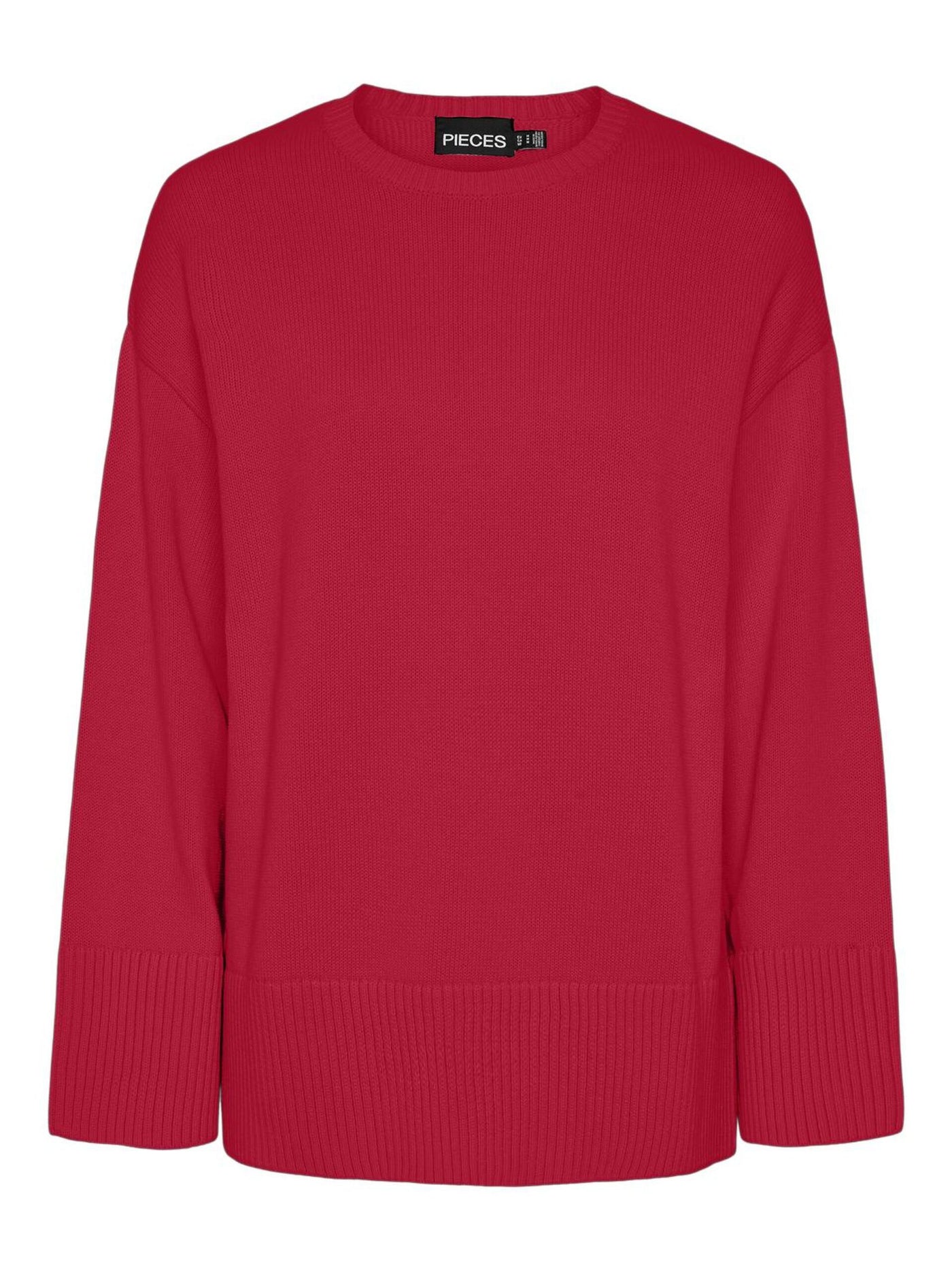 PcAva Slit Knit Lollipop Red