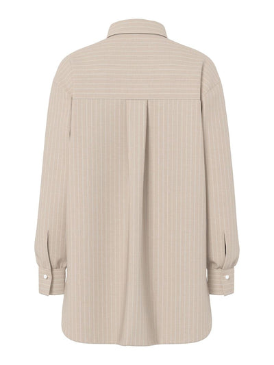 PcMelia Loose Shirt Crockery Stripes
