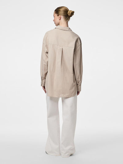 PcMelia Loose Shirt Crockery Stripes