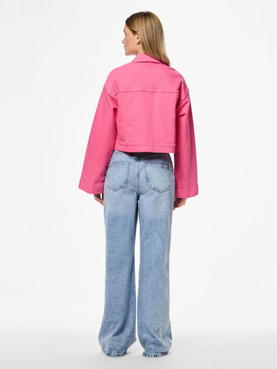 PcSvala Denim Jacket Pink Lemonade