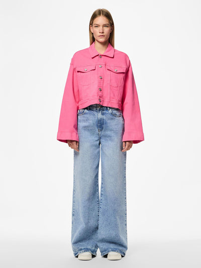 PcSvala Denim Jacket Pink Lemonade