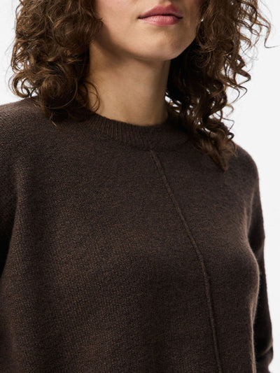PcMalou Rollneck Knit Hot Fudge