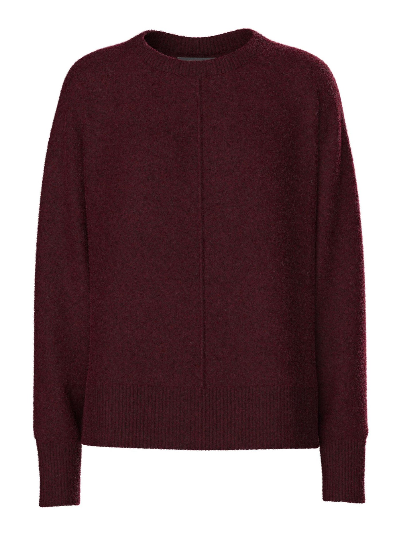 PcMalou O-Neck Knit Tawny Port