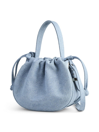 PcBalloon Bag Blue Denim