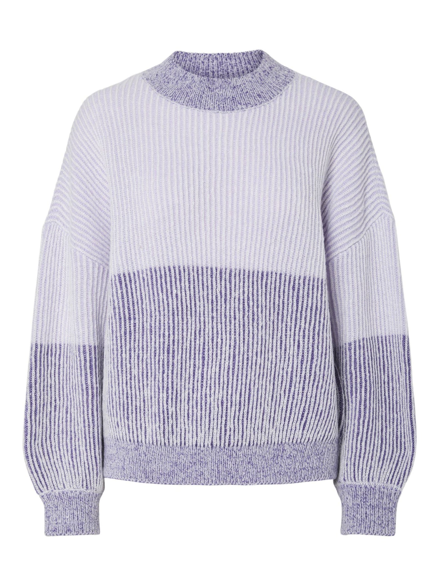 PcNella Knit Lavender Colorblock