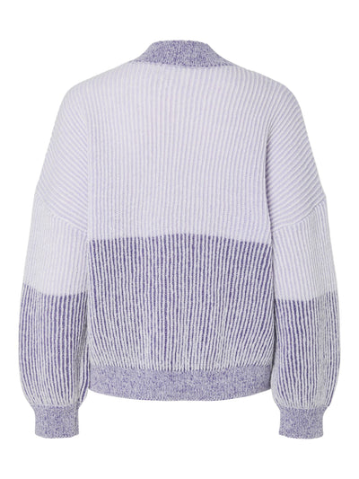 PcNella Knit Lavender Colorblock