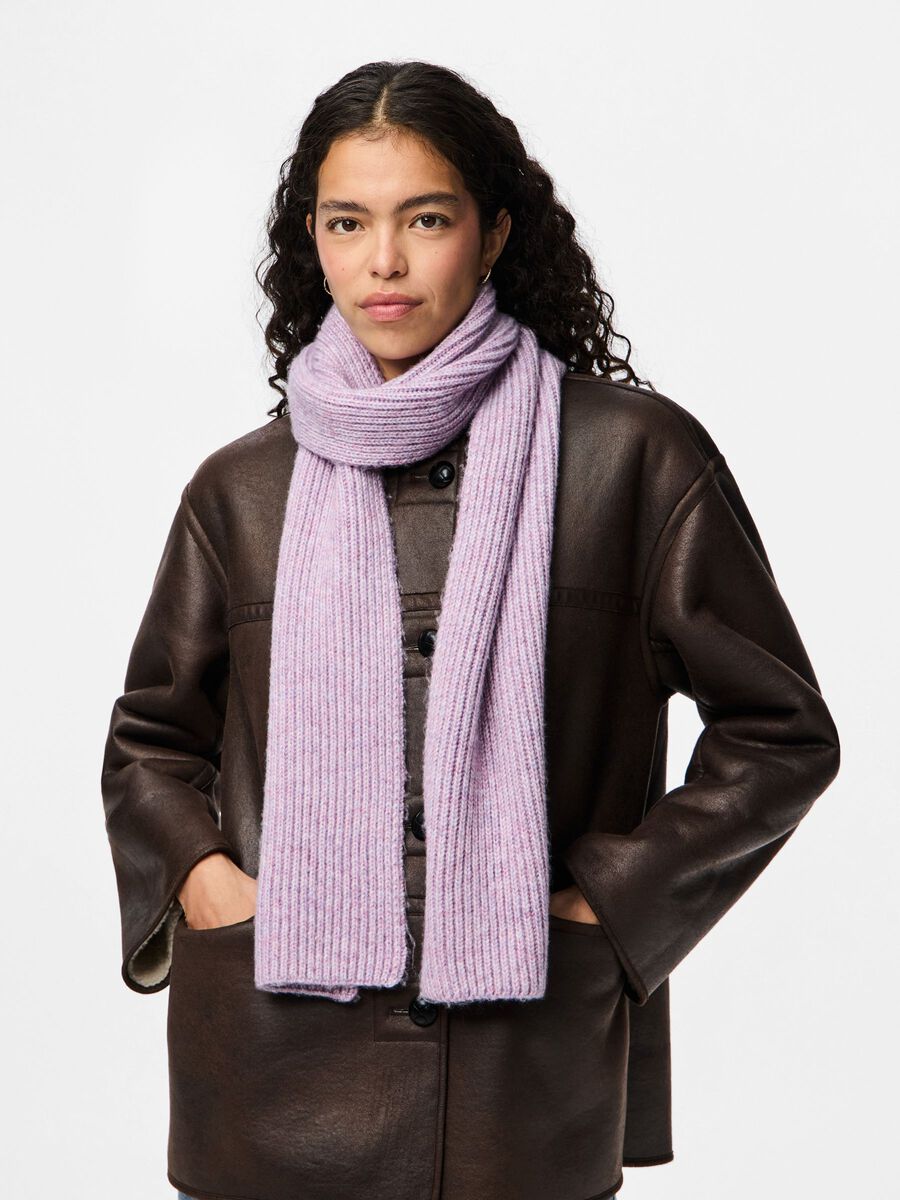 PcMilla Long Scarf Purple Rose