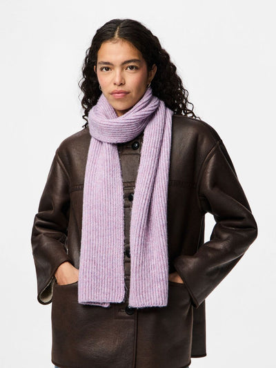 PcMilla Long Scarf Purple Rose