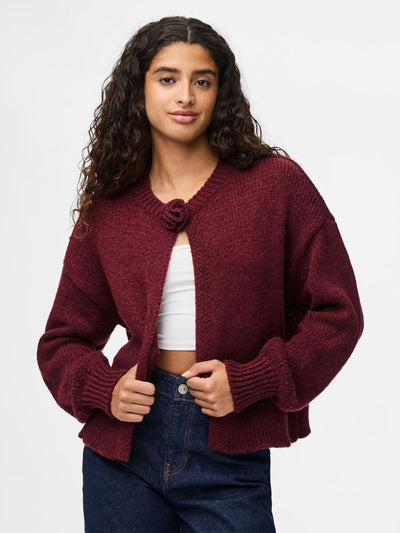 PcJelena Cardigan Tawny Port