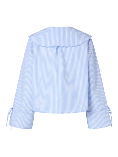 PcFetina Collar Shirt Cashmere Blue Stripes