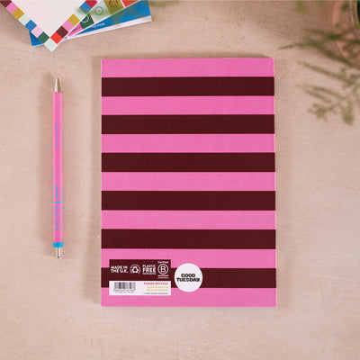 A5 Hot Pink Bloom Notebook