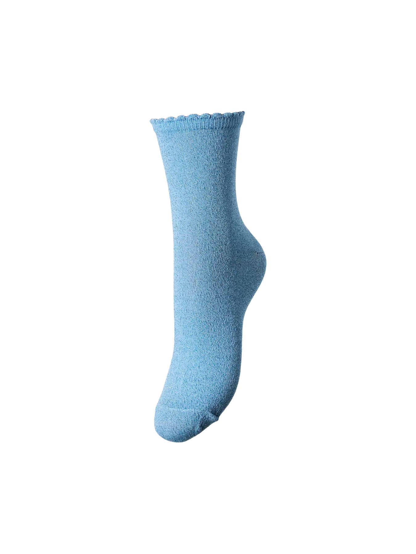 PcSebby Glitter Socks Azure Blue