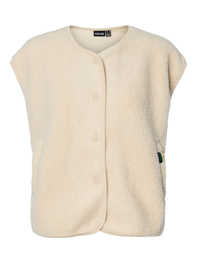 PcKatty Teddy Vest Birch