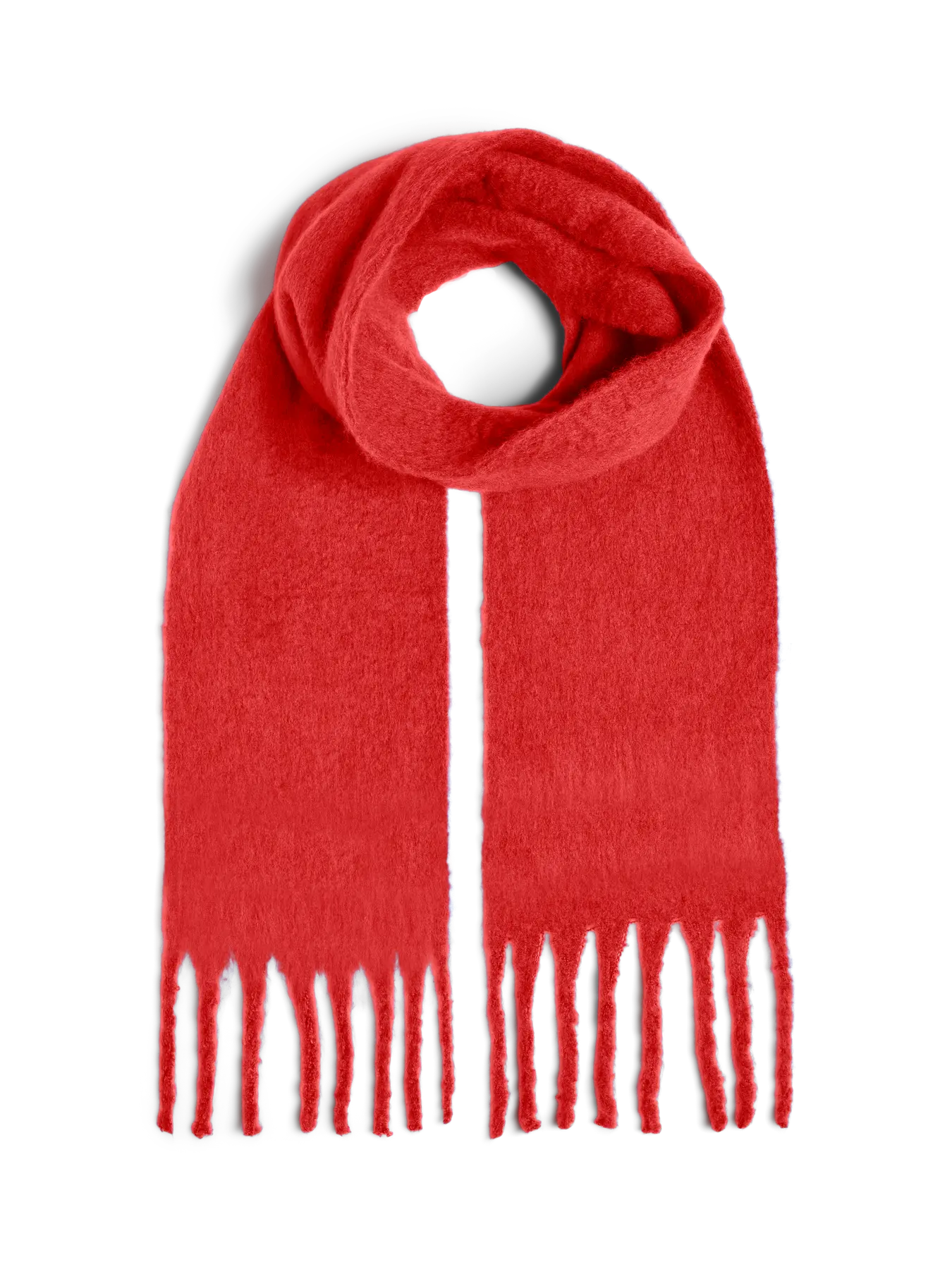 PcBea Narrow Long Scarf Goji Berry