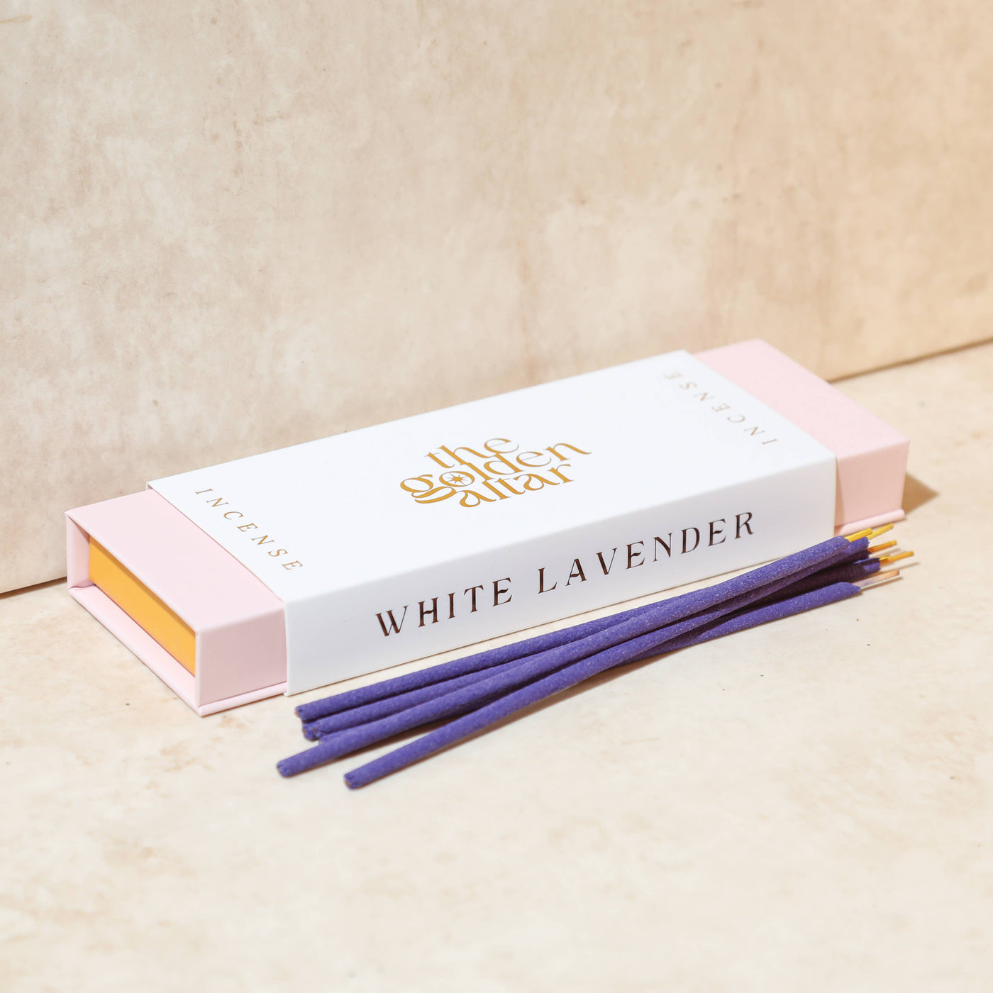 The Golden Altar Natural Incense - White Lavender