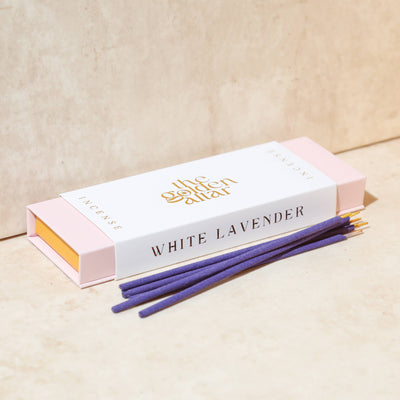 The Golden Altar Natural Incense - White Lavender