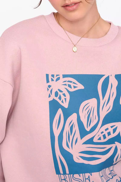 Rise High Sweatshirt Pink