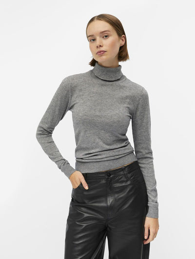 ObjThess Rollneck Knit Grey