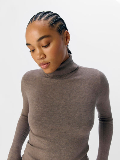 ObjThess Rollneck Knit Morel