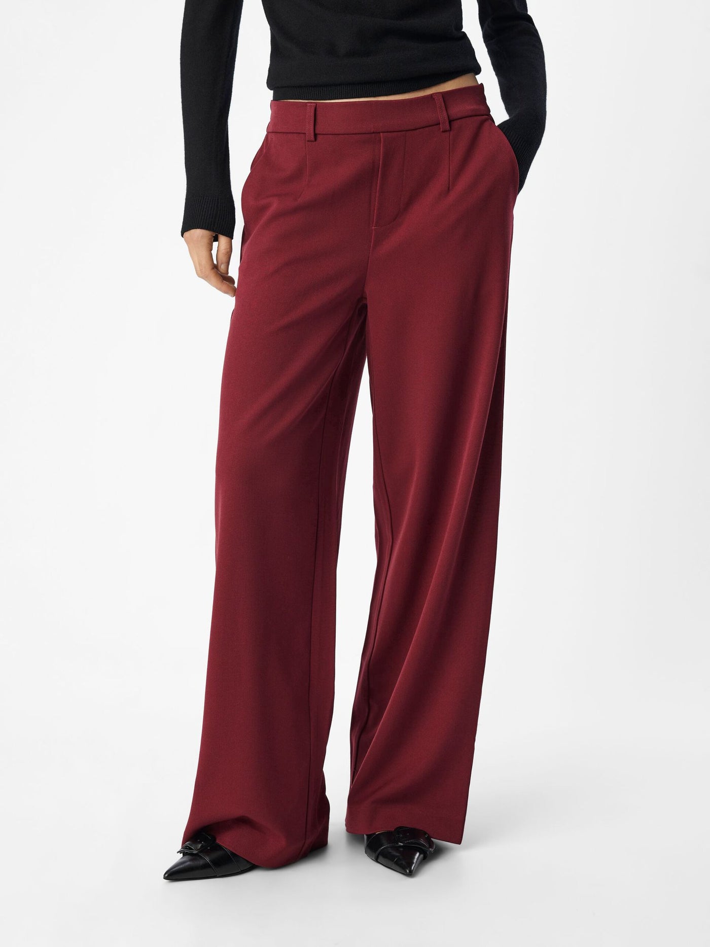 ObjLisa Trousers Cabernet