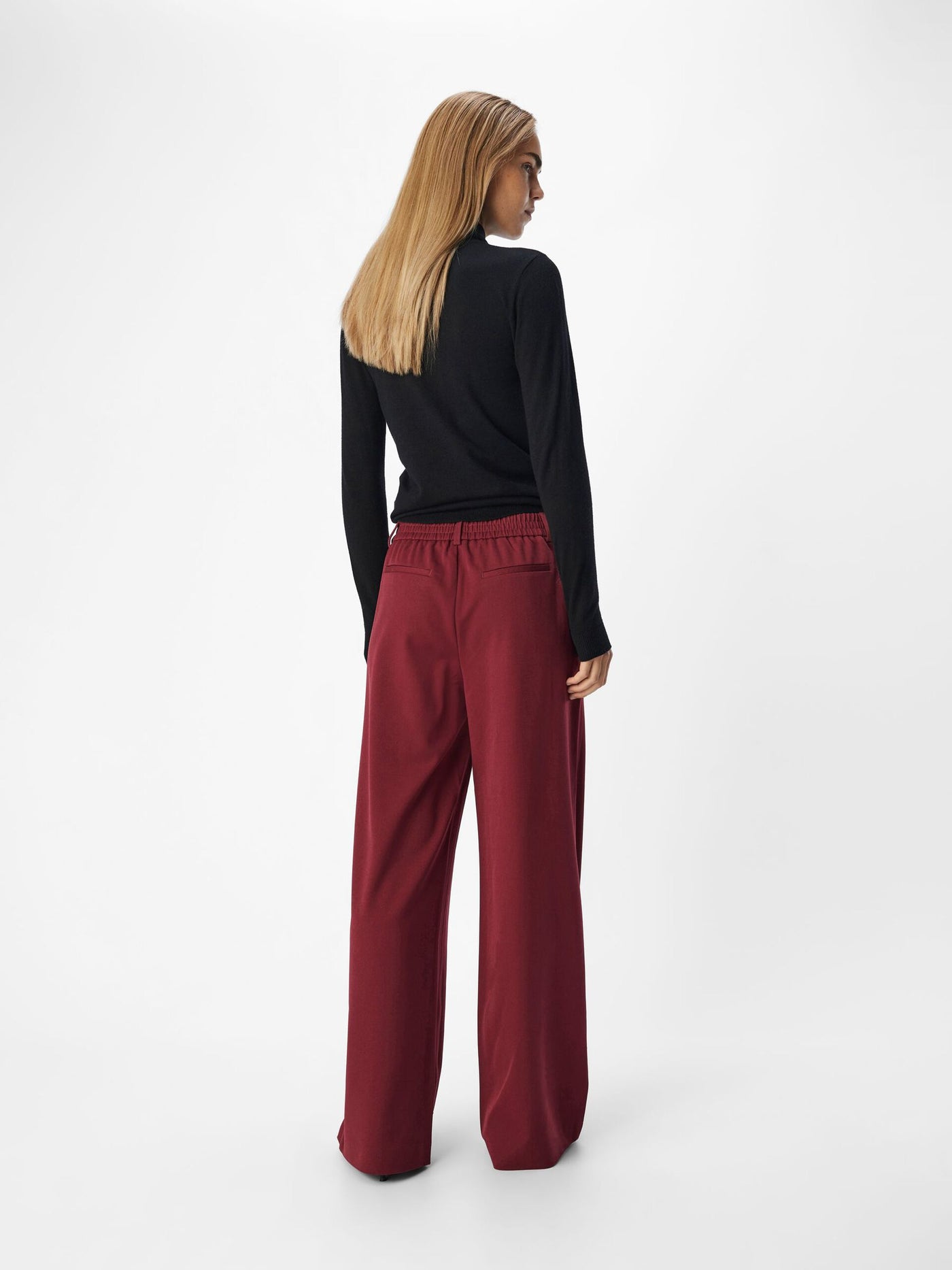 ObjLisa Trousers Cabernet