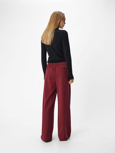 ObjLisa Trousers Cabernet