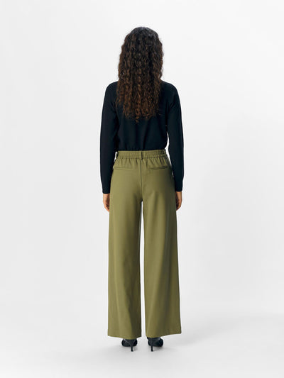 ObjLisa Wide Trousers Capulet Olive