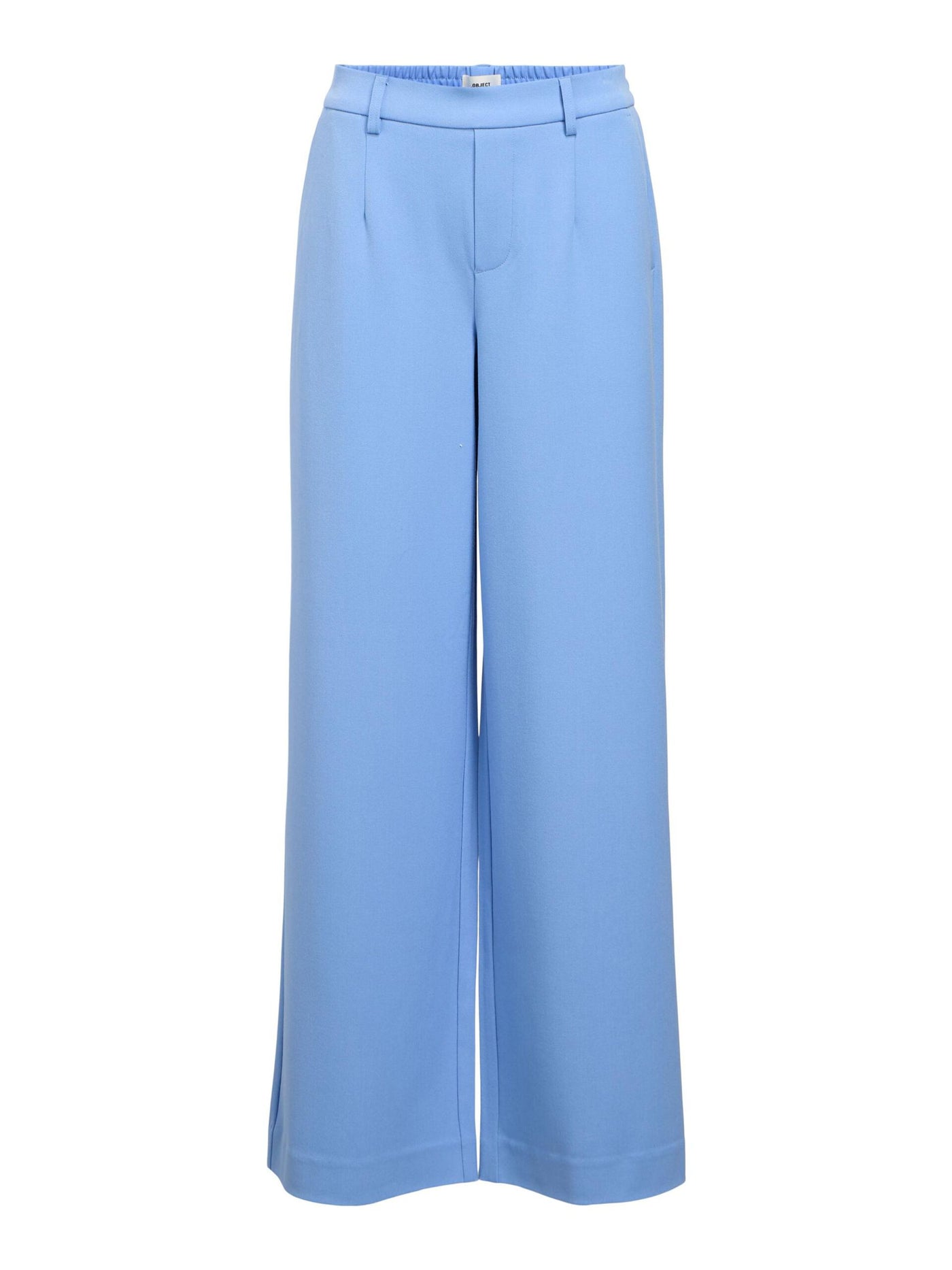 ObjLisa Wide Leg Trousers Cornflower Blue