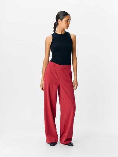 ObjLisa Trousers Karanda Red