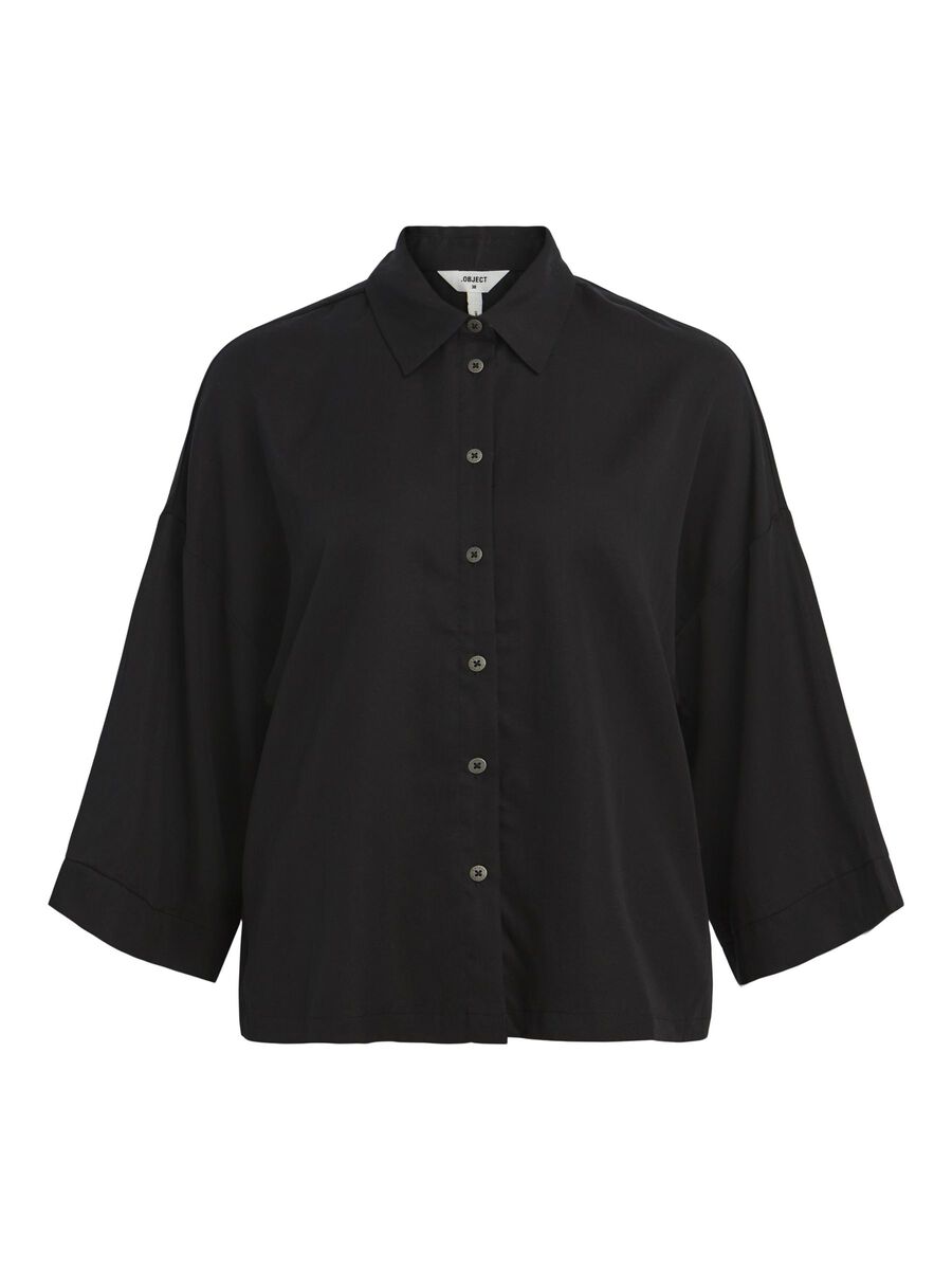 Tencel Oversized Shirt Black