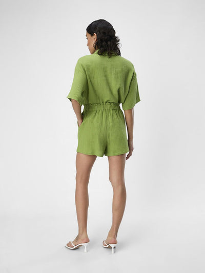 Green cheesecloth co-ord