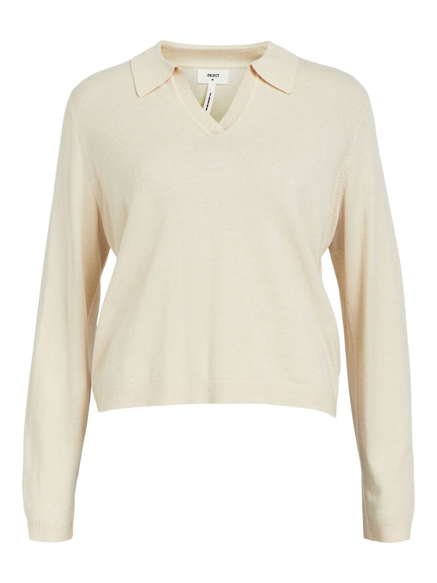 Lightweight knit with collar