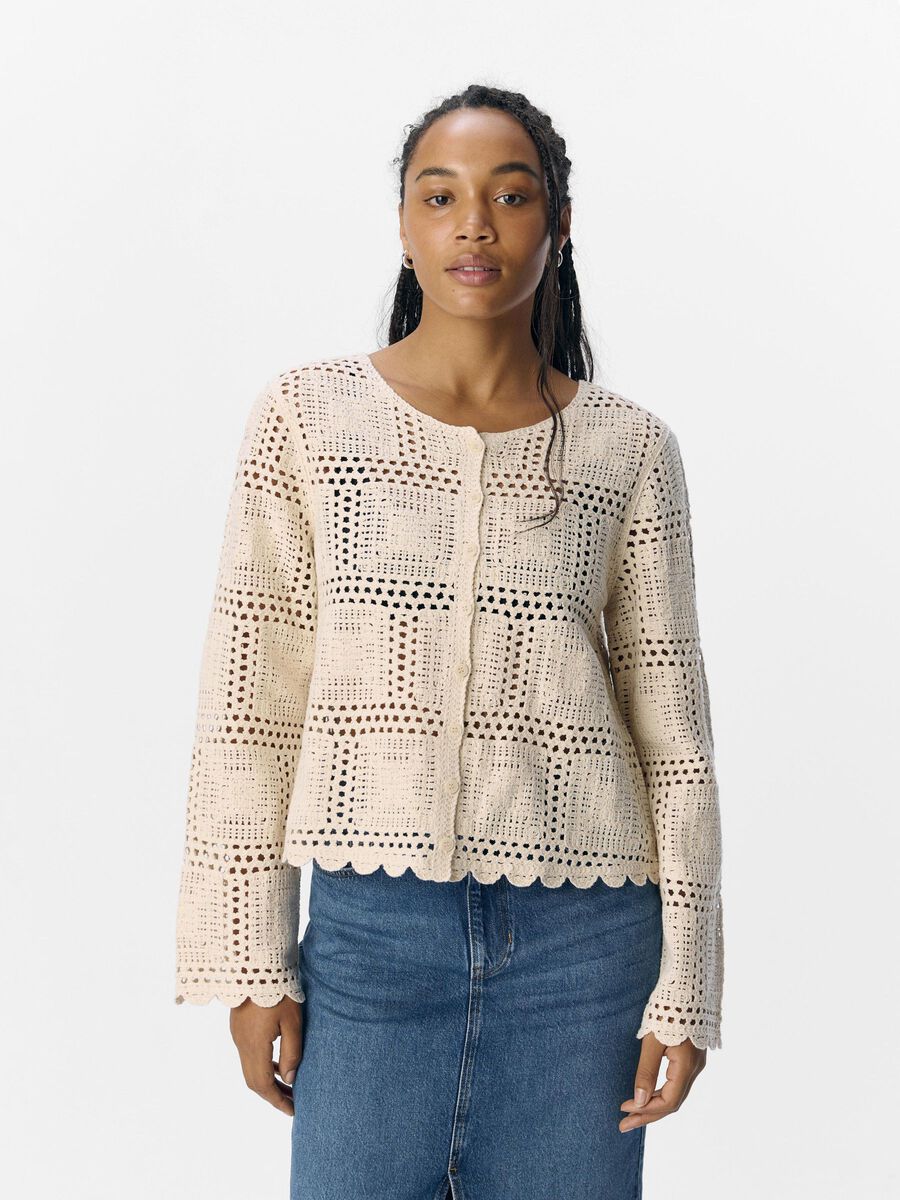 ObjOrella Cardigan Sandshell