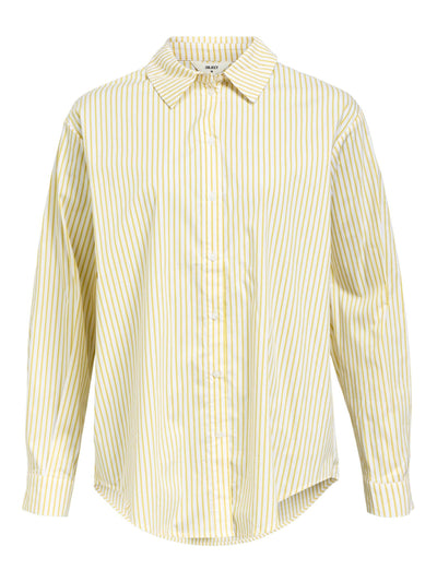 ObjTutta Shirt Yellow Stripes