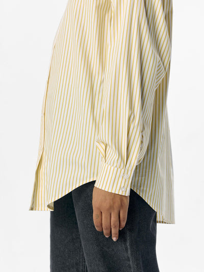 ObjTutta Shirt Yellow Stripes