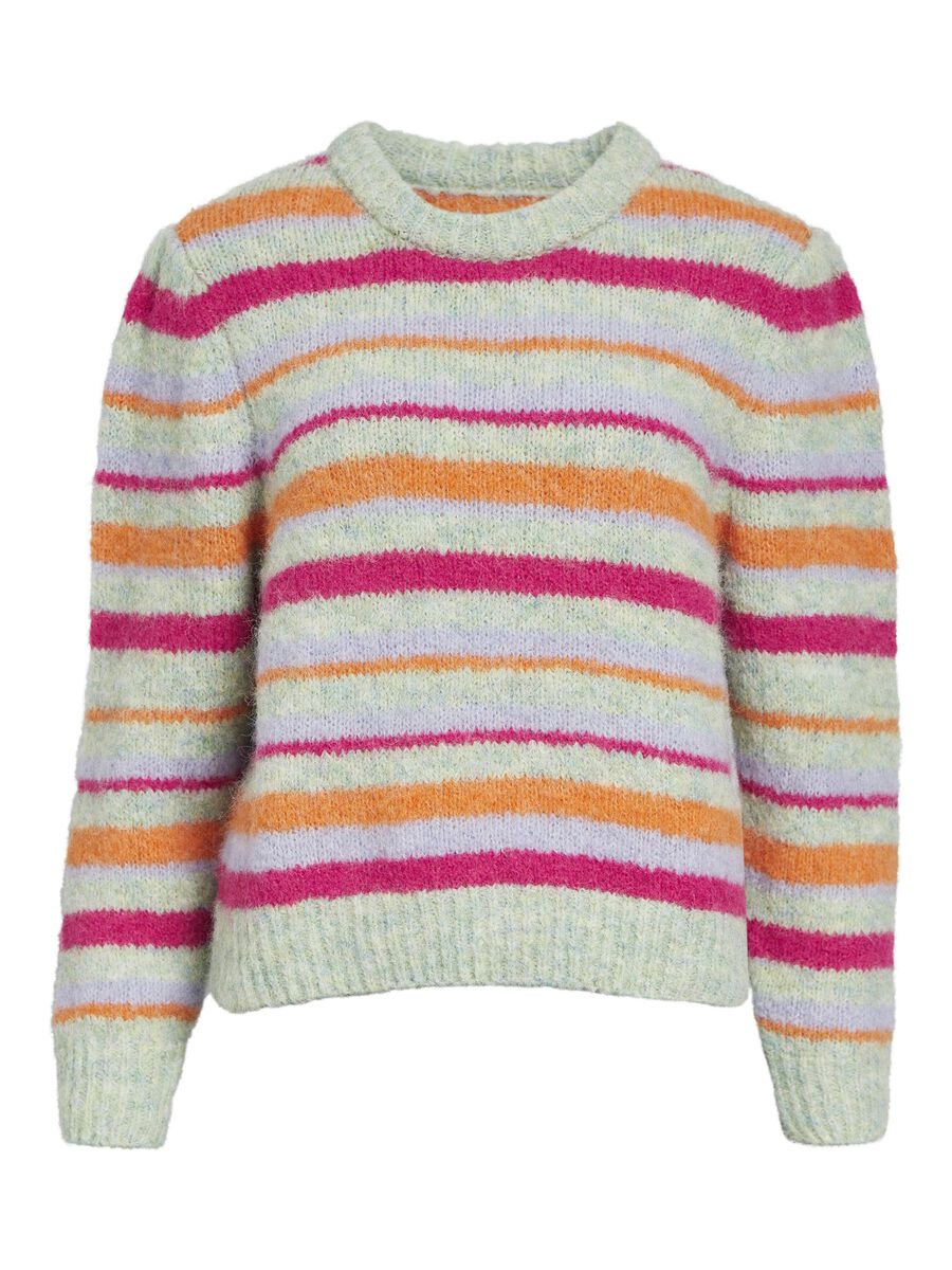 Colourful striped jumper