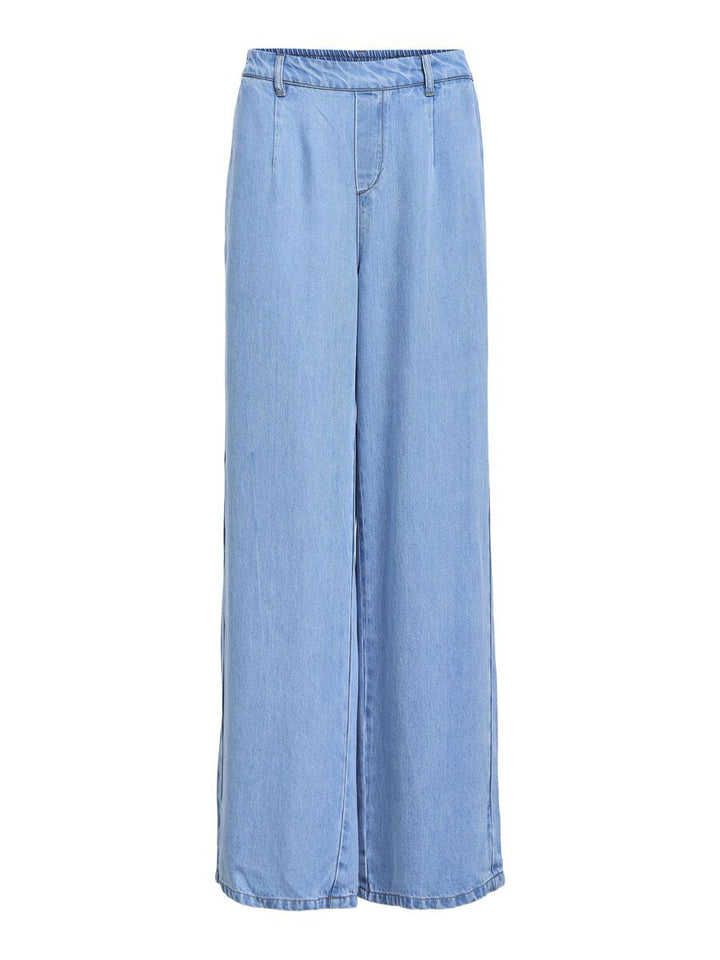 【DISCERNMENT】Course Light Blue Long Wide Denim Pants DISCERNMENT】Course Light Blue Long Wide Denim Pants Wide