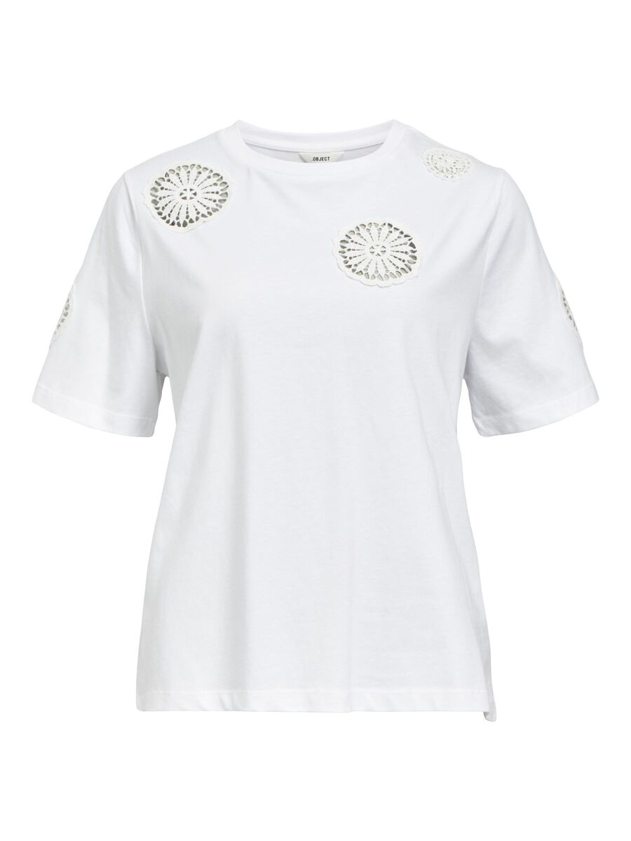Embroidered White T-Shirt