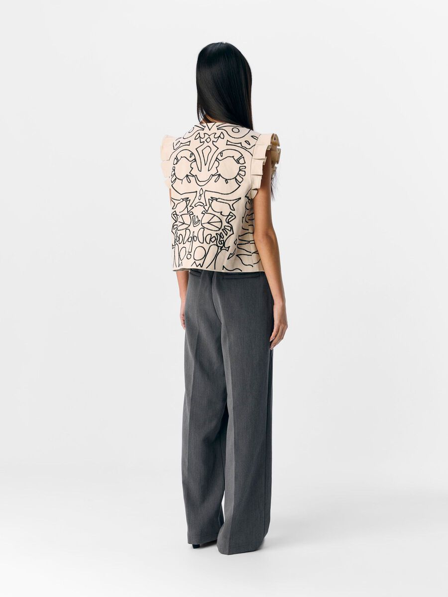 ObjMaple Waistcoat Embroidery