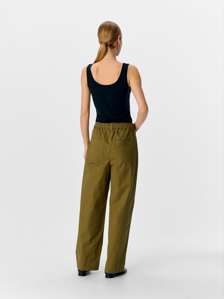 ObjMeilin Barrel Trousers Capulet Olive