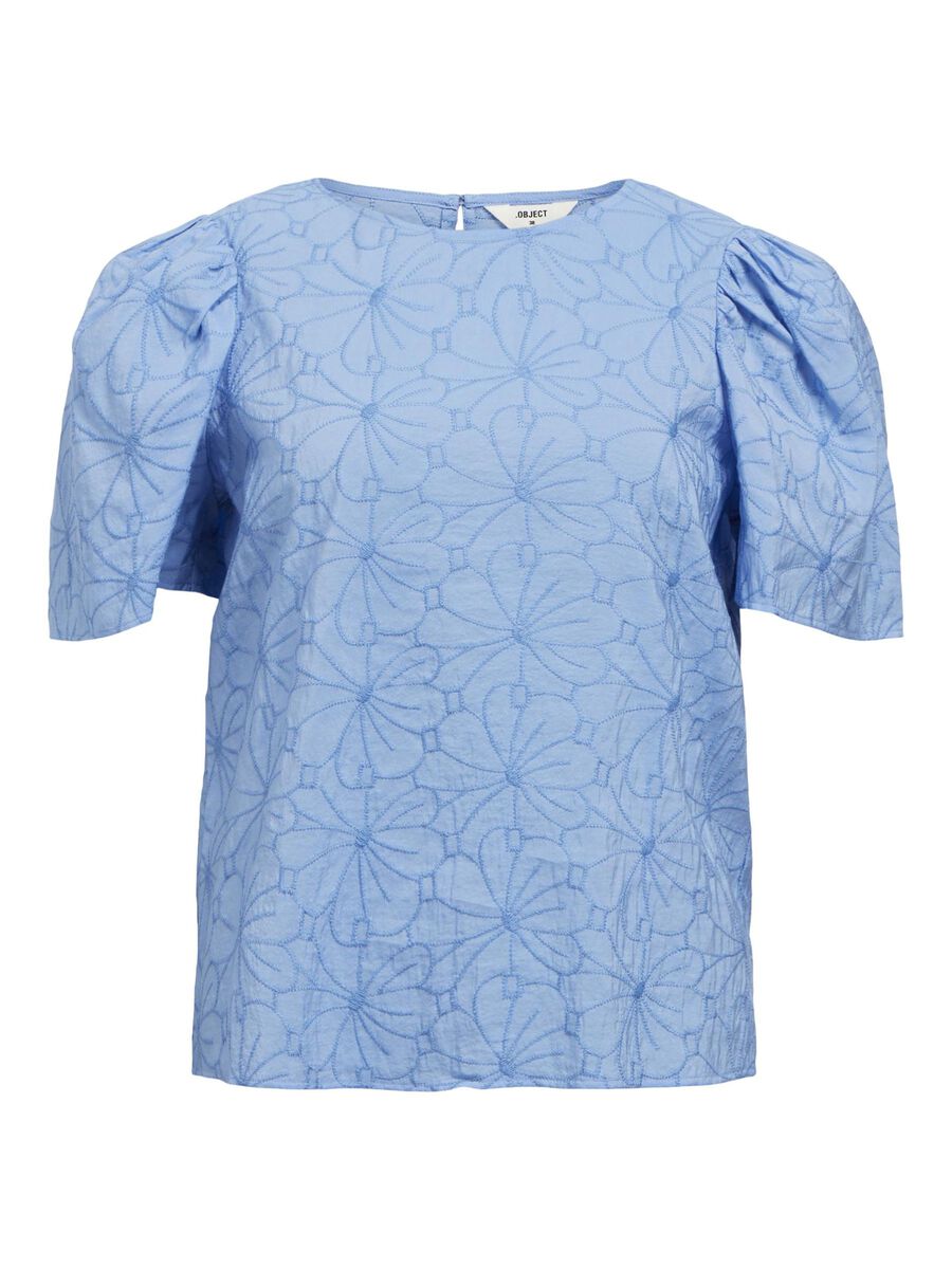 ObjIlly Top Cornflower Blue