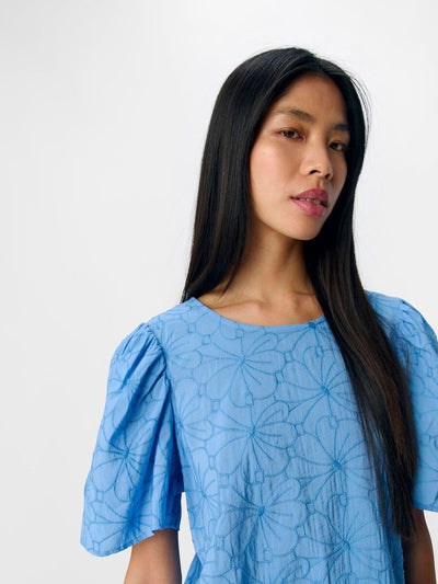 ObjIlly Top Cornflower Blue