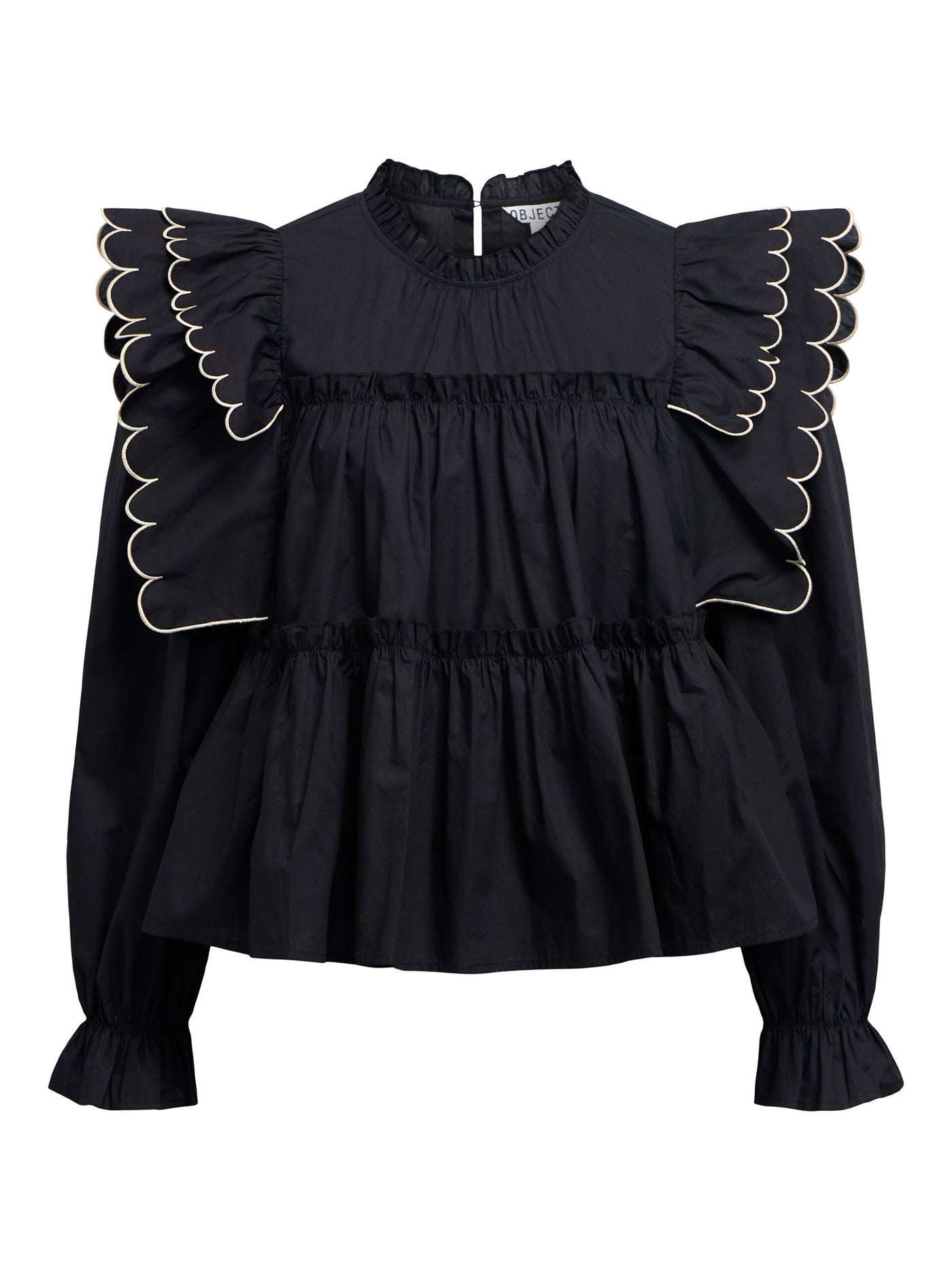 ObjHope LS Top Cocoa Black