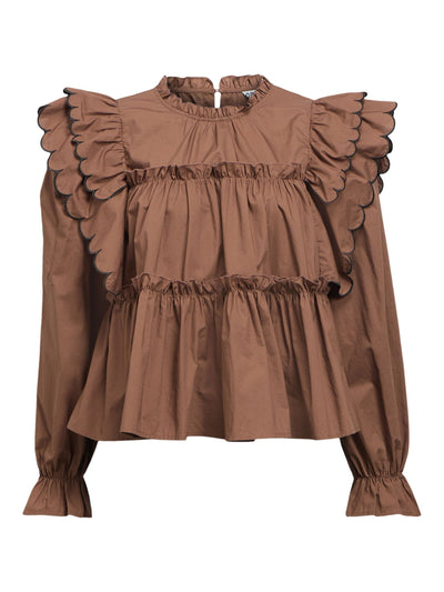 ObjHope LS Top Cocoa Brown