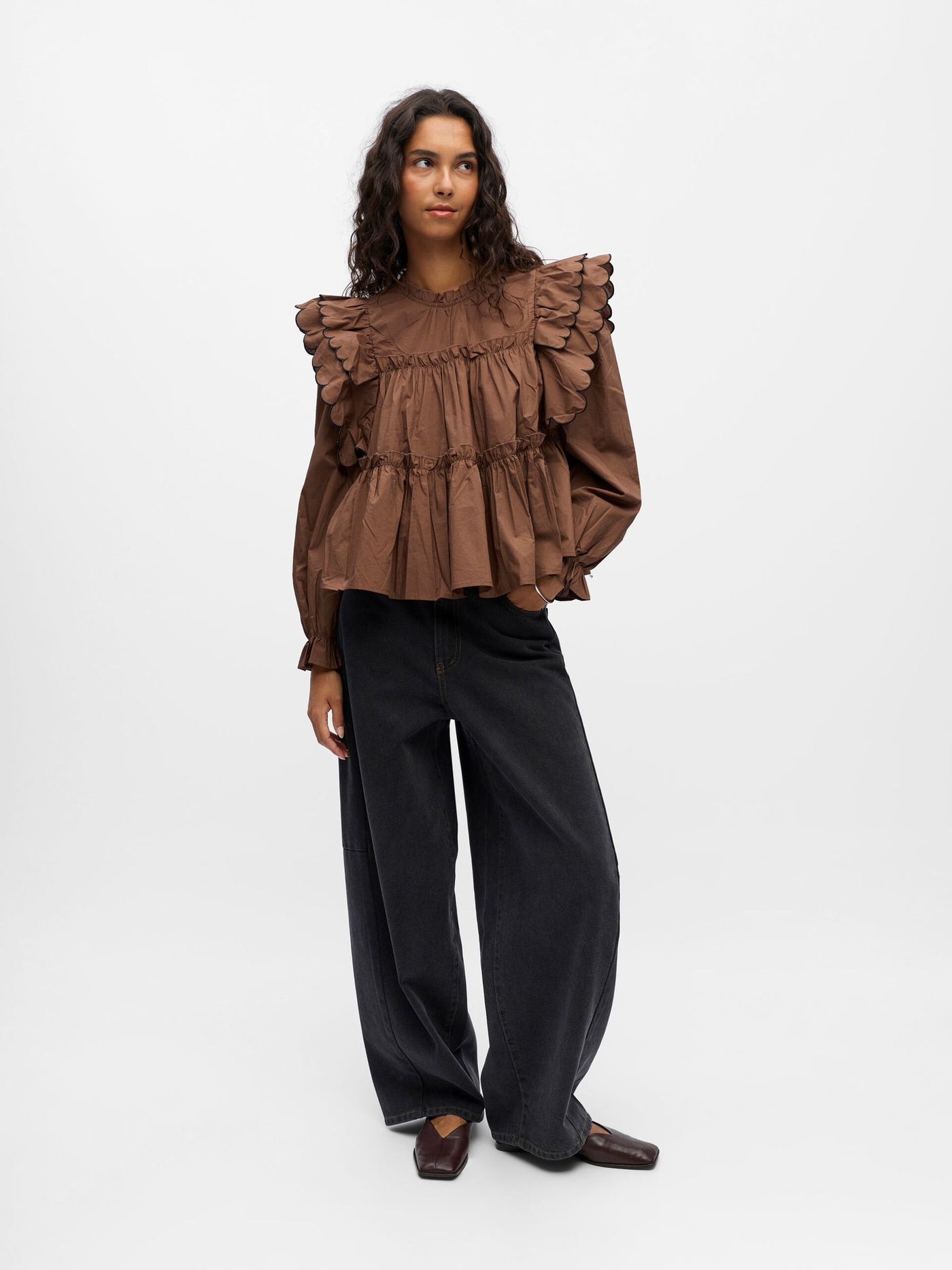 ObjHope LS Top Cocoa Brown