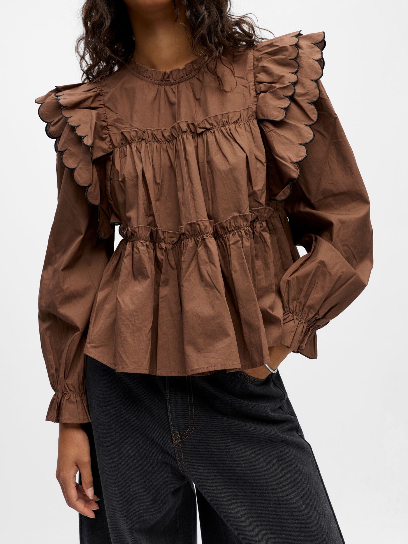ObjHope LS Top Cocoa Brown