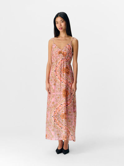 ObjHolly Dress Rose Flower Print